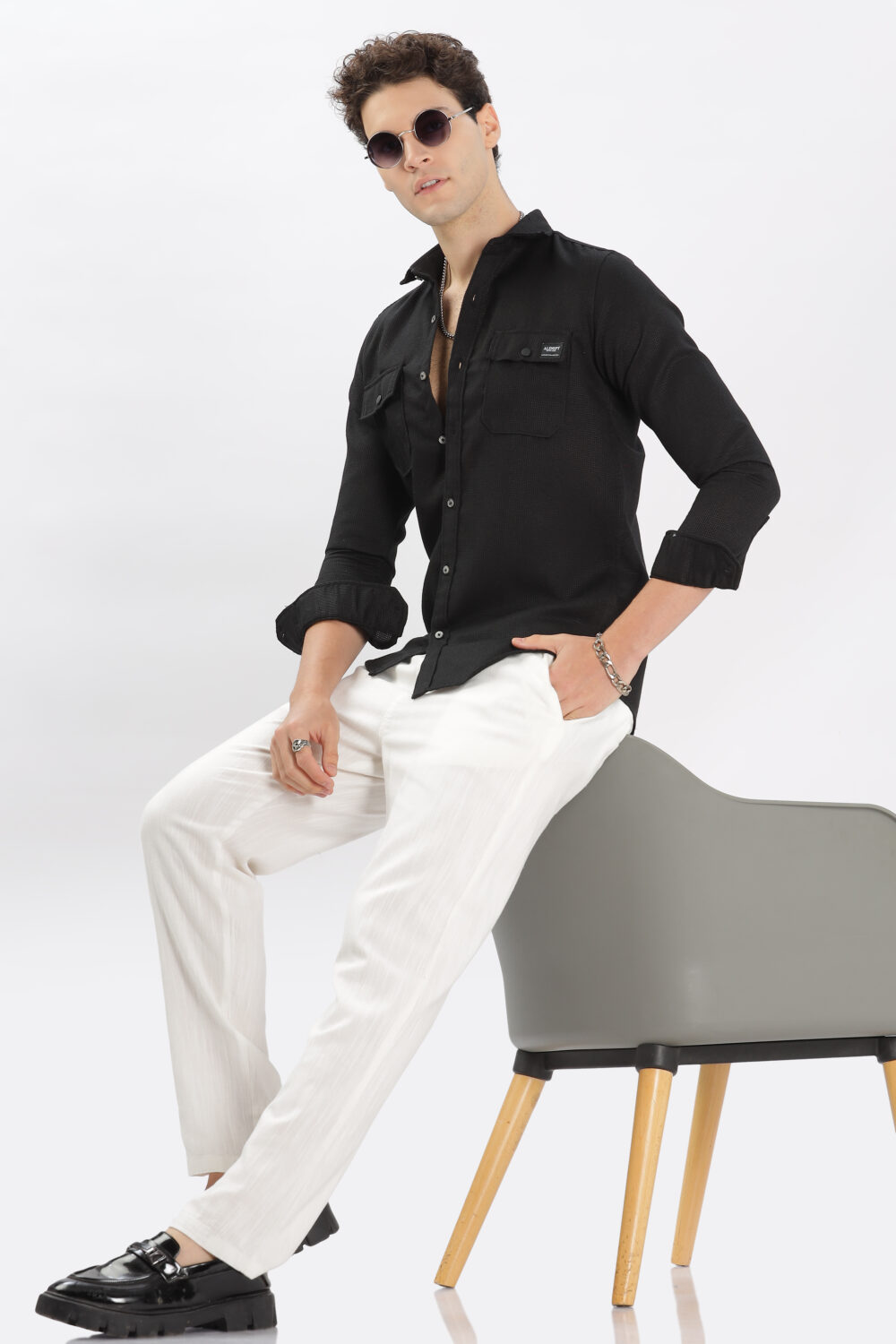 White linen pant - Image 7