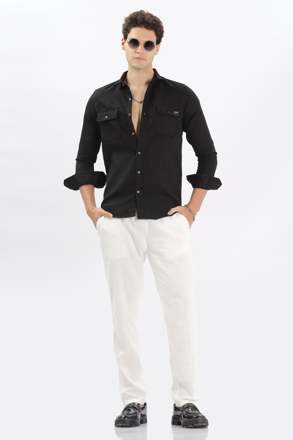 White linen pant - Image 4