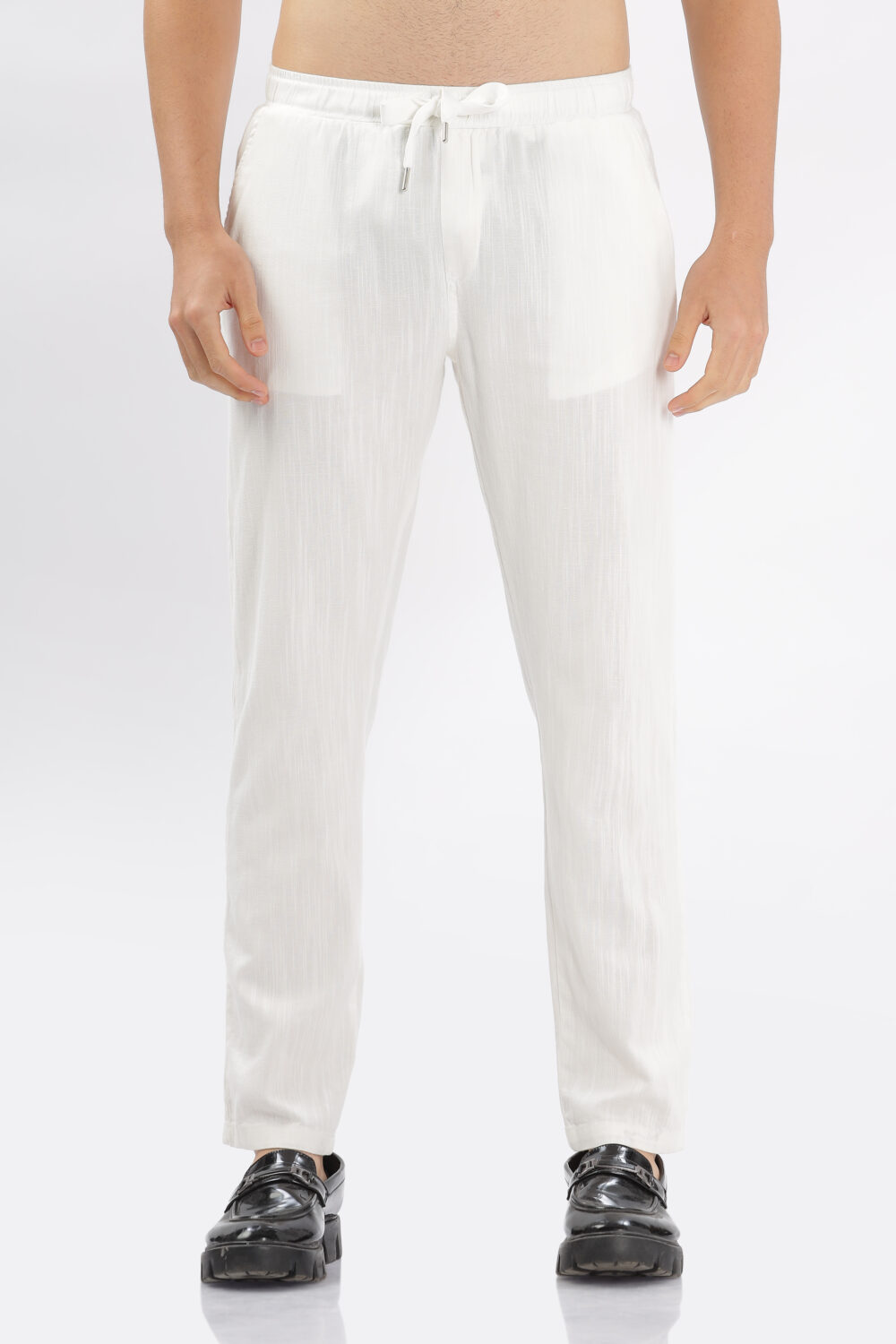 White linen pant