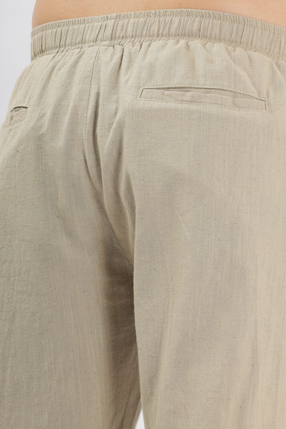 Beige Linen Pant - Image 3