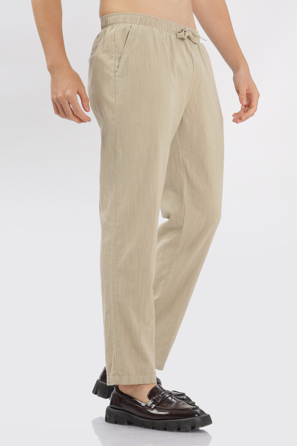 Beige Linen Pant - Image 6