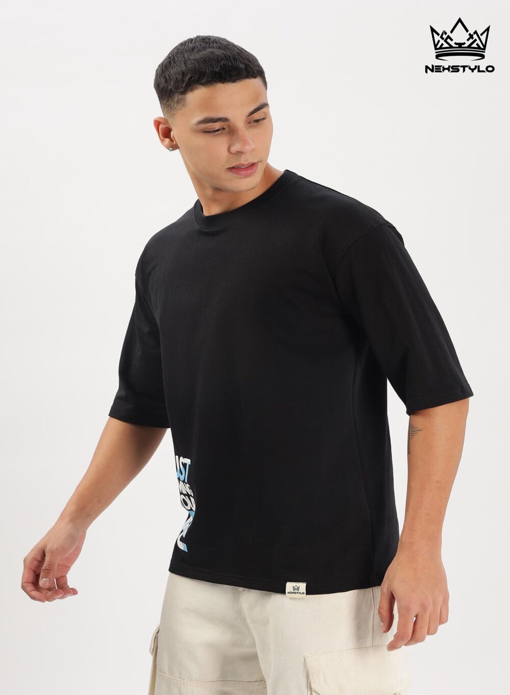 Black oversized T-shirt - Image 5