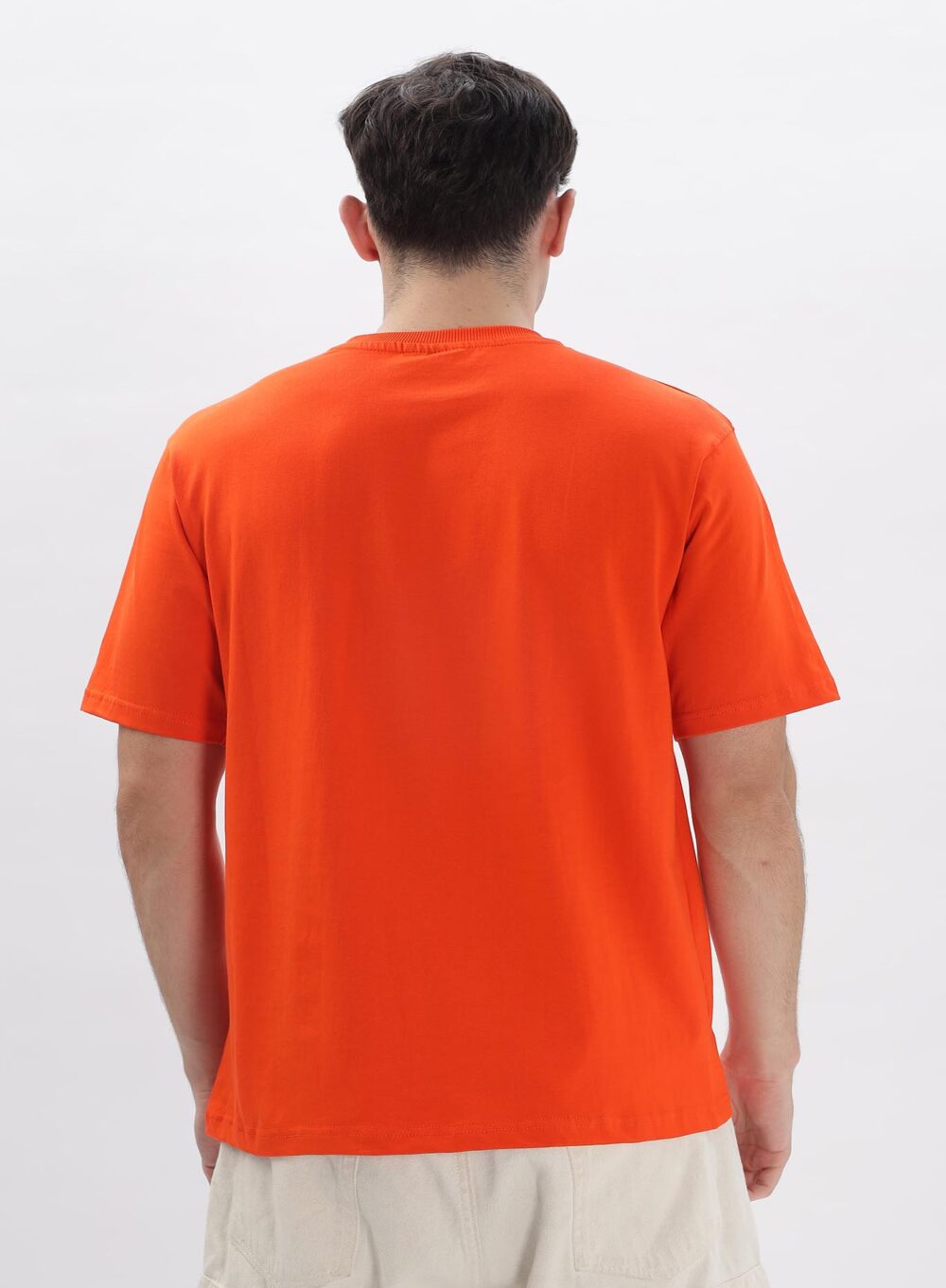 Orange  Slim Fit  T-shirts Break the rules - Image 6