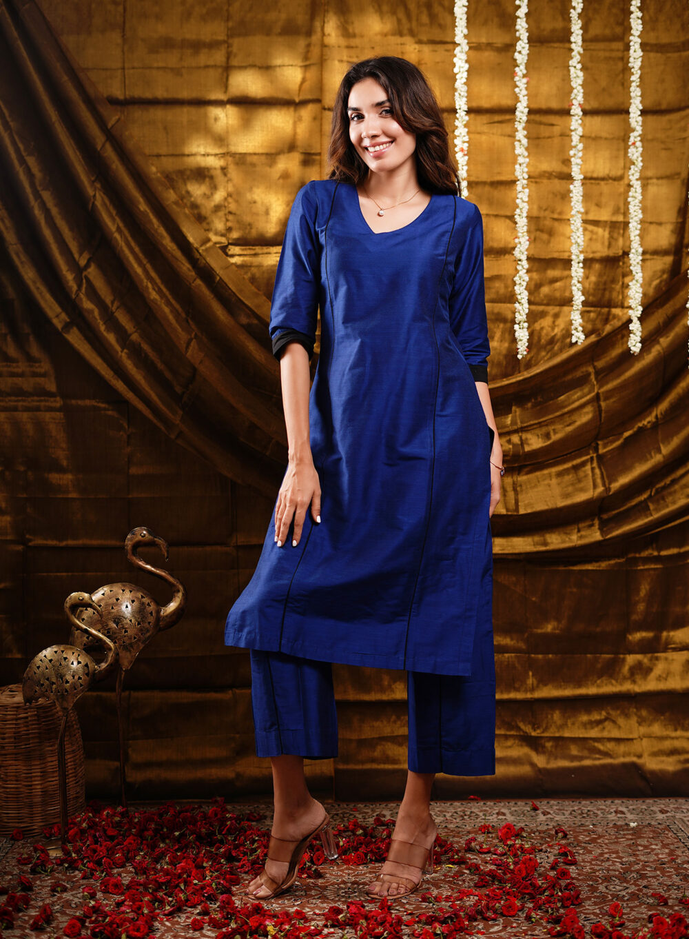 Straight Kurta pant set - Image 8