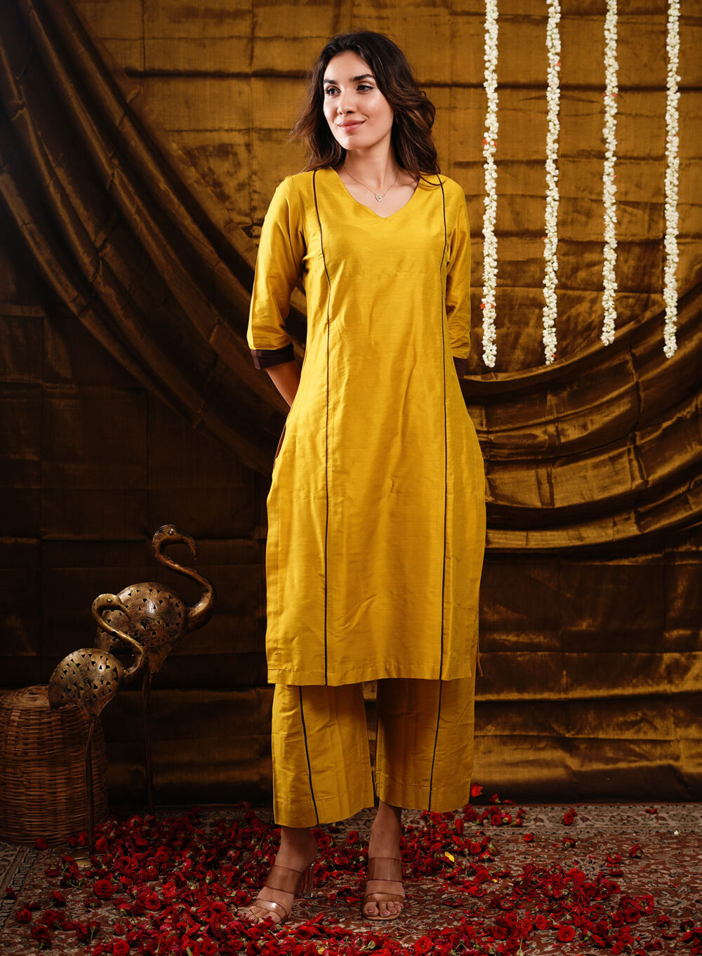 Straight Kurta pant set - Image 5