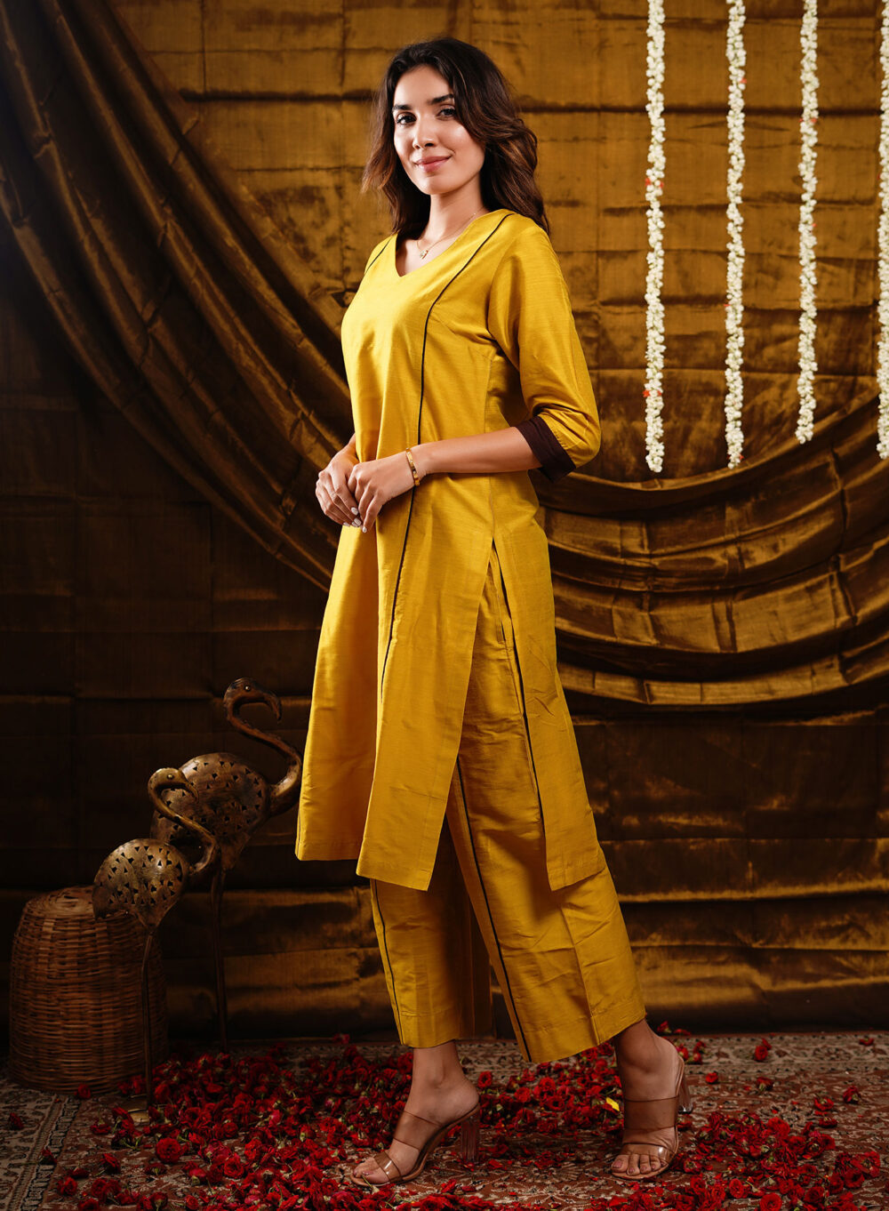 Straight Kurta pant set - Image 4