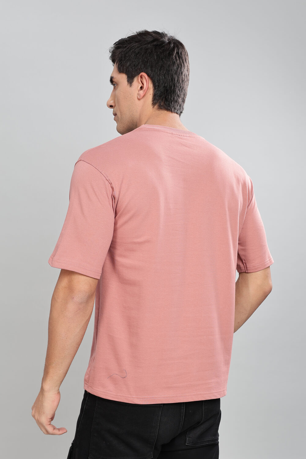 Peach Slim Fit  T-shirts - Image 2